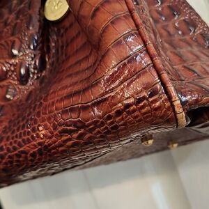 Luxurious Crocodile Embossed Leather Bag